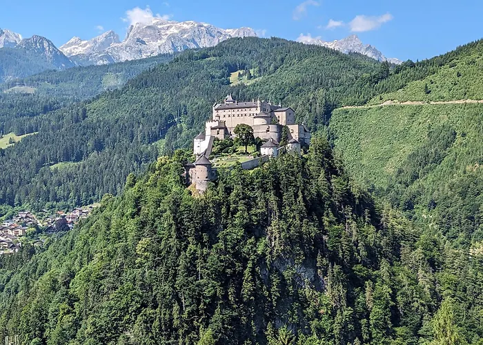Haus Biechl Mit Blick Auf Burg Hohenwerfen شقة *