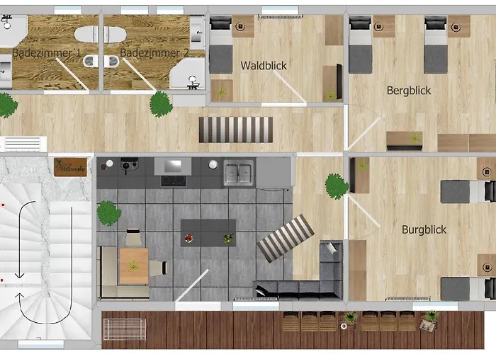 شقة Haus Biechl Mit Blick Auf Burg Hohenwerfen